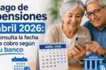Pago de pensiones abril 2026: consulta la fecha de cobro según tu banco